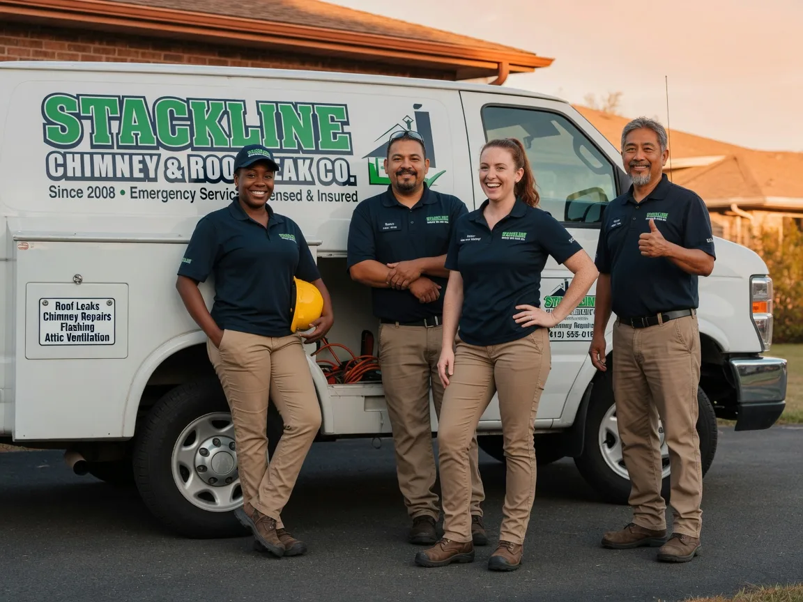 Chimney flashing repair company in Badger, IA